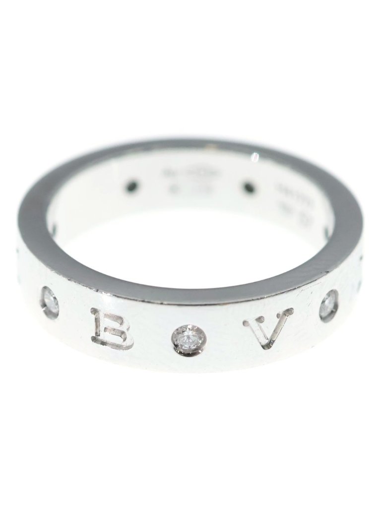 Bvlgari Roman Sorbet Diamond Ring 18k Wg White Gold